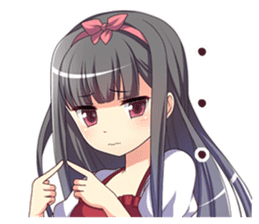 School daily conversation private Moe2 sticker #8617447