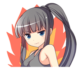 School daily conversation private Moe2 sticker #8617449