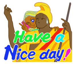 Tropical Island girl Nina sticker #8617949