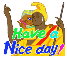 Tropical Island girl Nina sticker #8617949