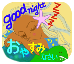 Tropical Island girl Nina sticker #8617969