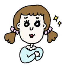 cute and not cute people 3 sticker #8618075