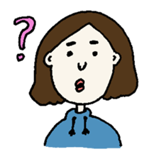 cute and not cute people 3 sticker #8618077