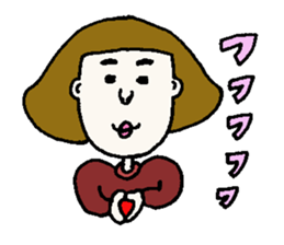 cute and not cute people 3 sticker #8618078