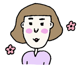 cute and not cute people 3 sticker #8618079