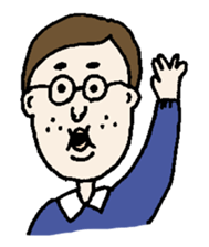 cute and not cute people 3 sticker #8618084