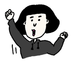 cute and not cute people 3 sticker #8618090