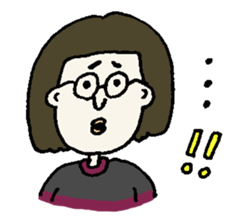 cute and not cute people 3 sticker #8618096