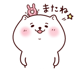 Nyanpachi and rabbit everyday sticker sticker #8618231