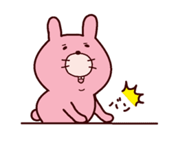 Nyanpachi and rabbit everyday sticker sticker #8618236