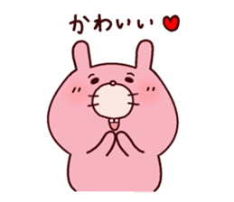 Nyanpachi and rabbit everyday sticker sticker #8618240