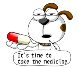 Smiling Dog V.2 / English Version sticker #8619027