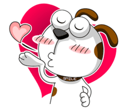 Smiling Dog V.2 / English Version sticker #8619036