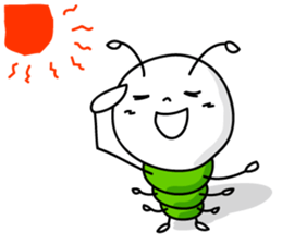 Mushimaru-kun of Everyday life version! sticker #8619338