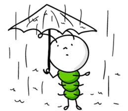 Mushimaru-kun of Everyday life version! sticker #8619339