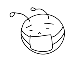 Mushimaru-kun of Everyday life version! sticker #8619374