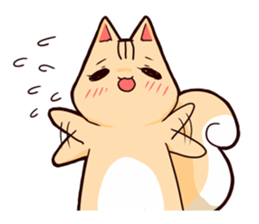 Squirrel & An acorn sticker #8619378