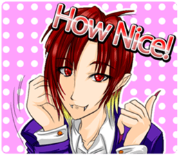 Gothic subculture Rock The Party English sticker #8619958