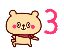 Scarf Bear 3 sticker #8620006