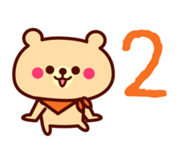 Scarf Bear 3 sticker #8620007