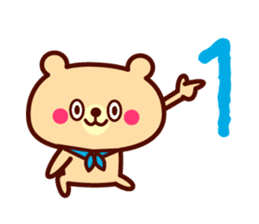 Scarf Bear 3 sticker #8620008