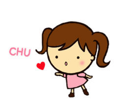 The words that girls use well. sticker #8620259