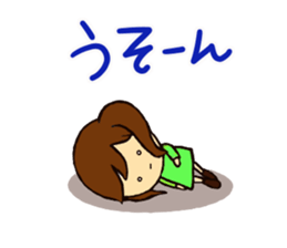 The words that girls use well. sticker #8620273