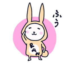 The occurrence during running character sticker #8620378