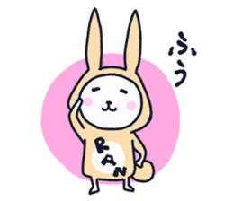 The occurrence during running character sticker #8620378