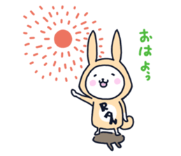 The occurrence during running character sticker #8620379