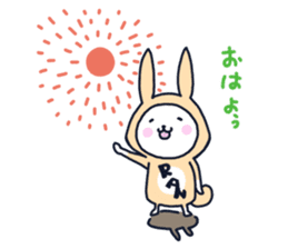 The occurrence during running character sticker #8620379