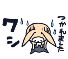 The occurrence during running character sticker #8620382