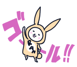 The occurrence during running character sticker #8620384