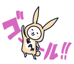 The occurrence during running character sticker #8620384
