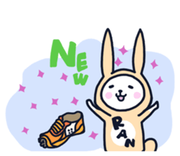 The occurrence during running character sticker #8620386