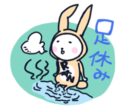 The occurrence during running character sticker #8620387
