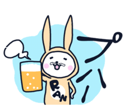 The occurrence during running character sticker #8620388