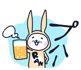 The occurrence during running character sticker #8620388