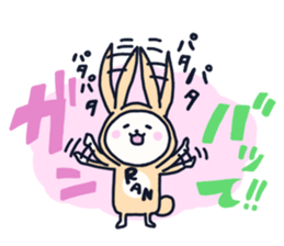 The occurrence during running character sticker #8620394
