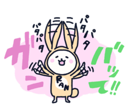 The occurrence during running character sticker #8620394