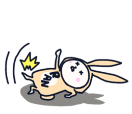 The occurrence during running character sticker #8620397