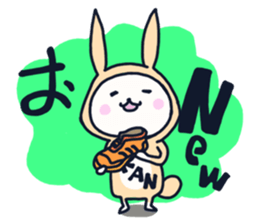 The occurrence during running character sticker #8620398