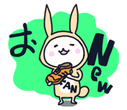The occurrence during running character sticker #8620398