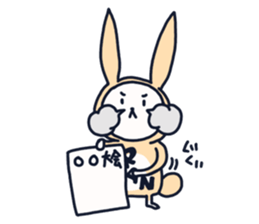 The occurrence during running character sticker #8620399