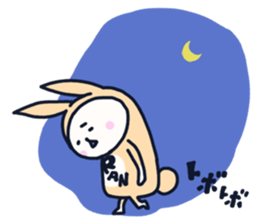 The occurrence during running character sticker #8620400