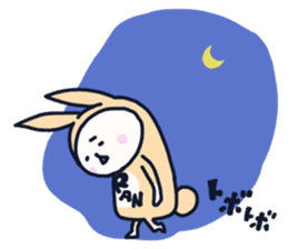 The occurrence during running character sticker #8620400