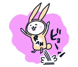 The occurrence during running character sticker #8620401