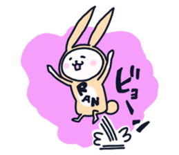 The occurrence during running character sticker #8620401