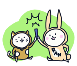 The occurrence during running character sticker #8620402
