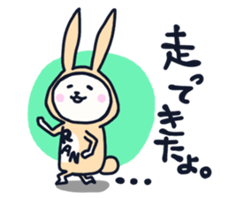 The occurrence during running character sticker #8620410